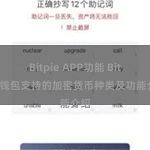 Bitpie APP功能 Bitpie钱包支持的加密货币种类及功能介绍