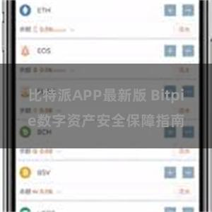 比特派APP最新版 Bitpie数字资产安全保障指南