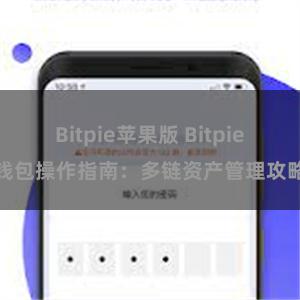 Bitpie苹果版 Bitpie钱包操作指南：多链资产管理攻略