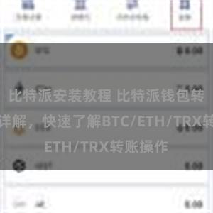 比特派安装教程 比特派钱包转账教程详解，快速了解BTC/ETH/TRX转账操作