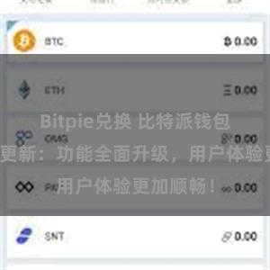 Bitpie兑换 比特派钱包最新版本更新：功能全面升级，用户体验更加顺畅！