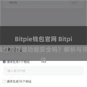 Bitpie钱包官网 Bitpie钱包冷存储功能安全吗？解析与评估