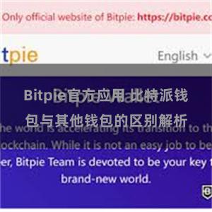 Bitpie官方应用 比特派钱包与其他钱包的区别解析