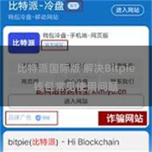 比特派国际版 解决Bitpie钱包常见使用问题