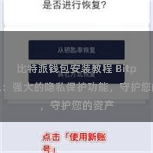 比特派钱包安装教程 Bitpie钱包：强大的隐私保护功能，守护您的资产