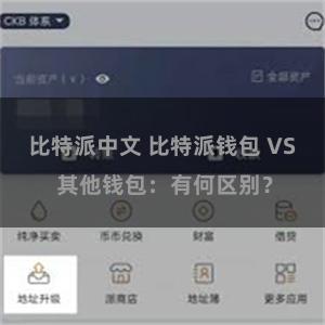 比特派中文 比特派钱包 VS 其他钱包：有何区别？