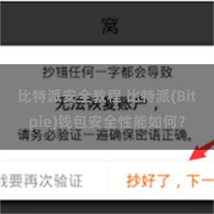 比特派安全教程 比特派(Bitpie)钱包安全性能如何？