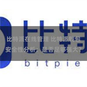 比特派在线管理 比特派钱包安全性分析：是否足够强大？